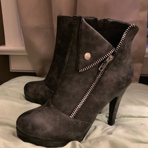 High heel ankle boots